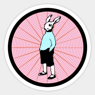 happy easter. now follow me Sticker